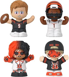Little People Cincinnati Bengals NFL Collector Figure Set, OS