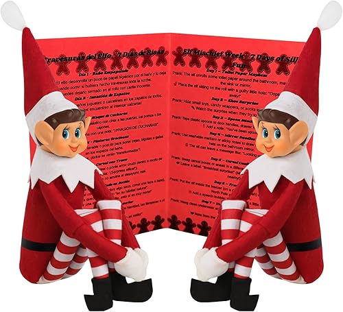 OnlyPRIME Lutin Bromista de Navidad Articulado - Decoración Elfi Original para N