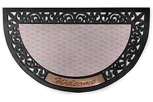 Easter Lilly Boho Doormat Pale Pink and Dust Watercolor Lotus