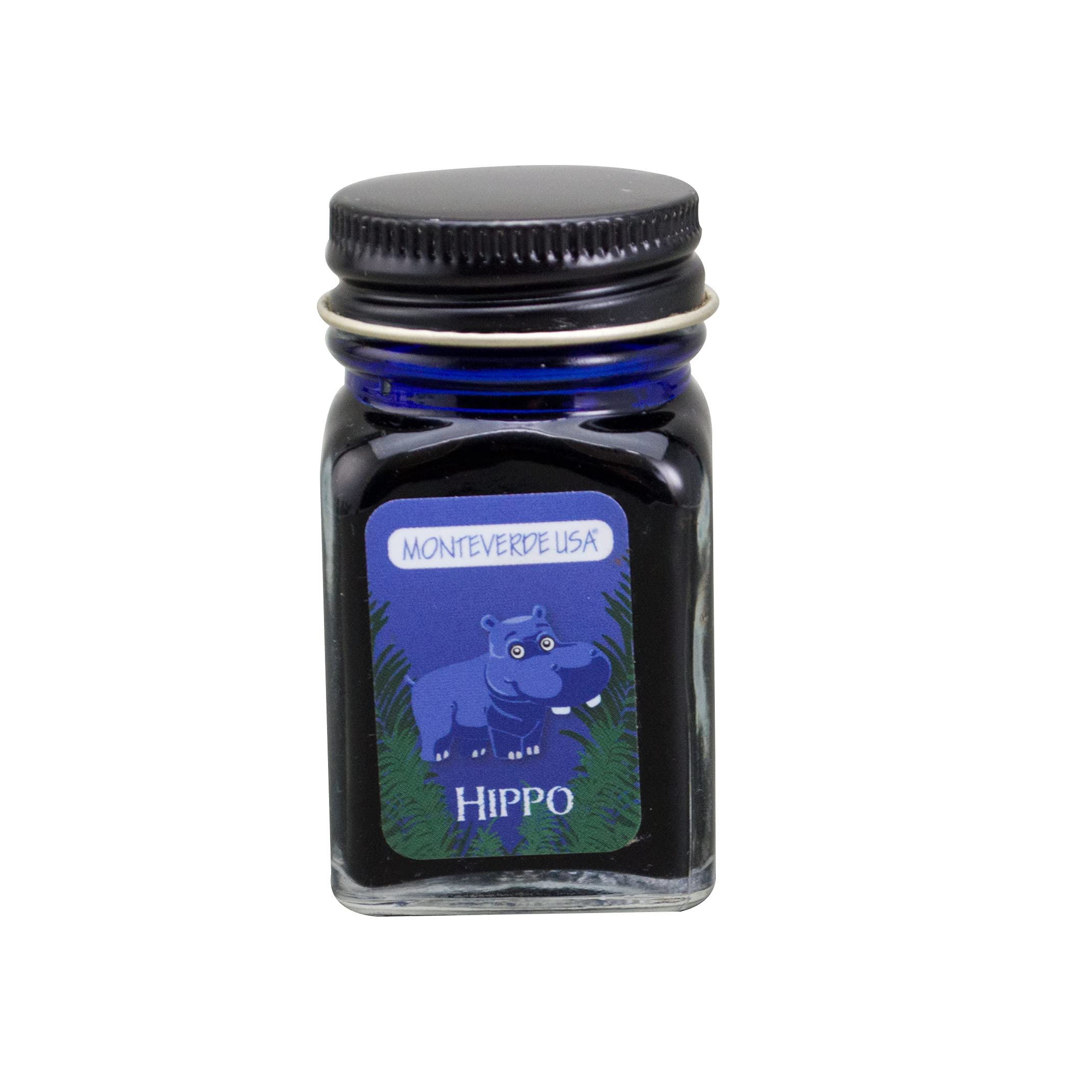Monteverde Jungle Fountain Pen Ink, 30ml, Hippo (Purple)