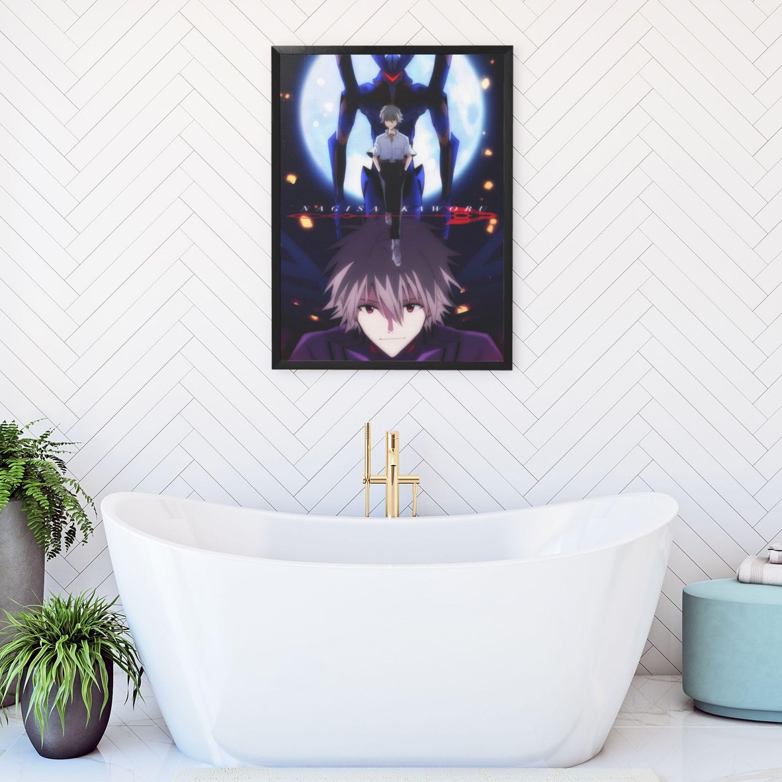 Amazon.co.jp: アートポスター 新世紀エヴァンゲリオン 渚カヲル EVA