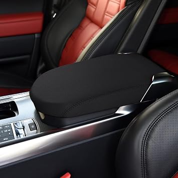 Armrest Cover for 2014-2017 Range Rover SportBlack,Center Console Arm Rest Cover for Land Rover Range Rover Sport 2014 2015 2016 2017.