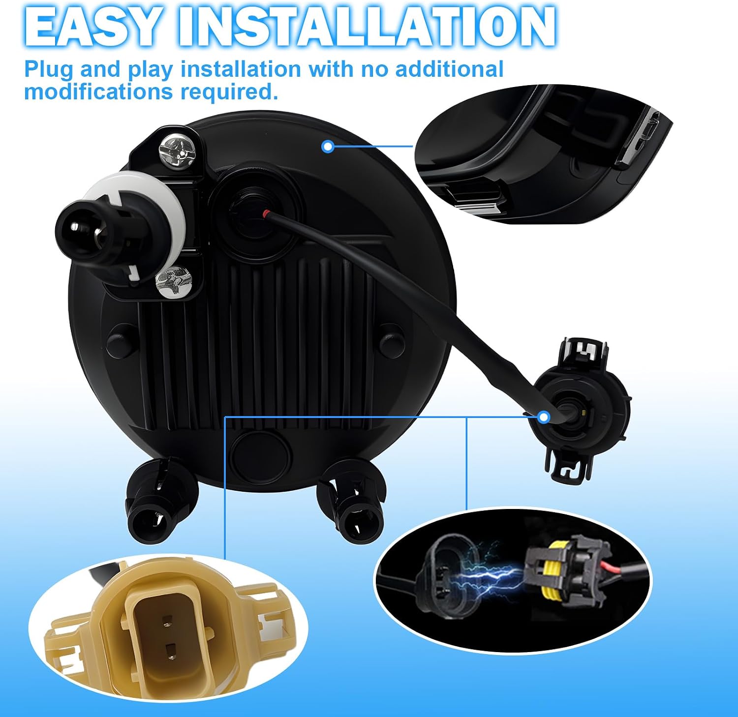 LED Fog Lights Assembly Compatible With Colorado 2015-2020 Front Bumper Driving Fog Lamp Fog Light Kits