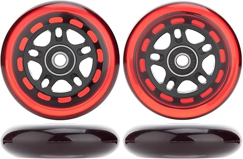 Miniatura 2 de HeyZomm Ruedas para patines en línea para exteriores e interiores, ruedas de repuesto para patines en línea 85a, ruedas de hockey con rodamientos