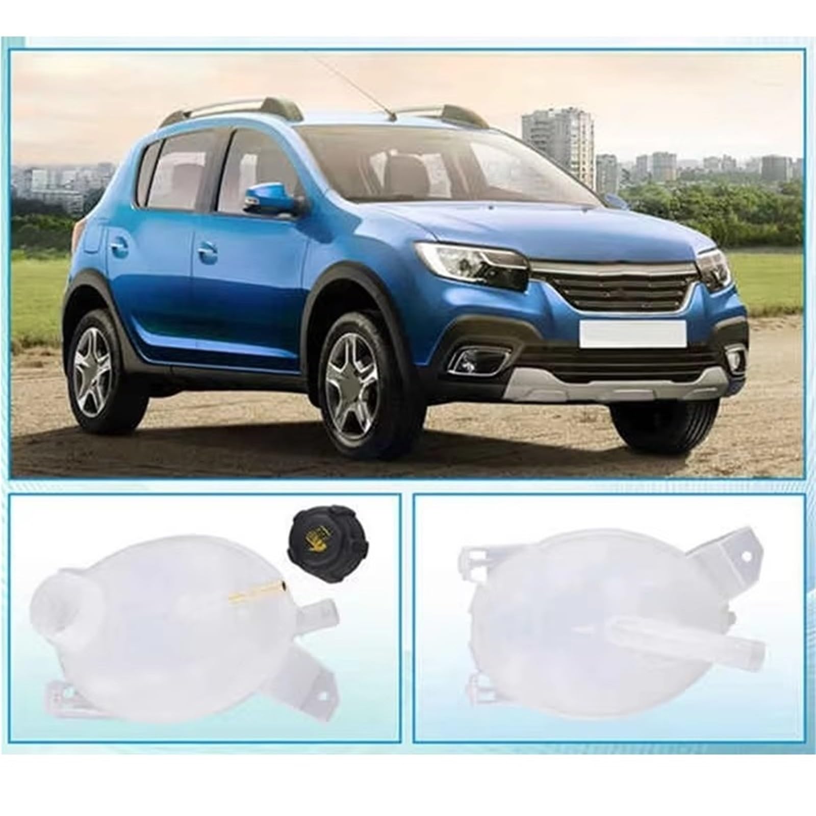 Depósito de refrigerante Tanque De Agua De Refrigeración Del Motor Tanque De Expansión De Refrigerante Componentes Automotrices OEM: 217100158R 217107259R 217104354R 8200048024