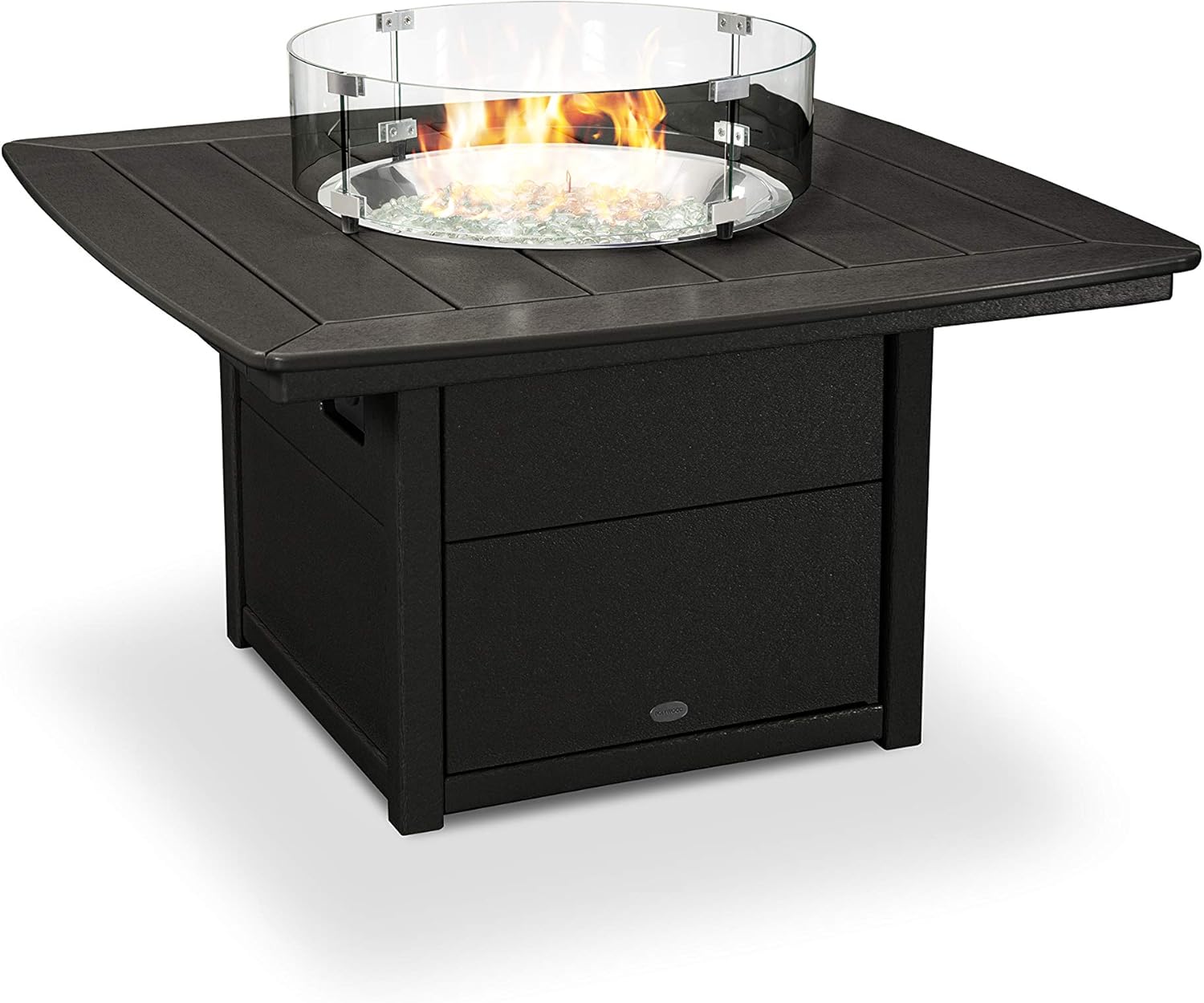 POLYWOOD® Nautical 42" Fire Pit Table in Slate Grey