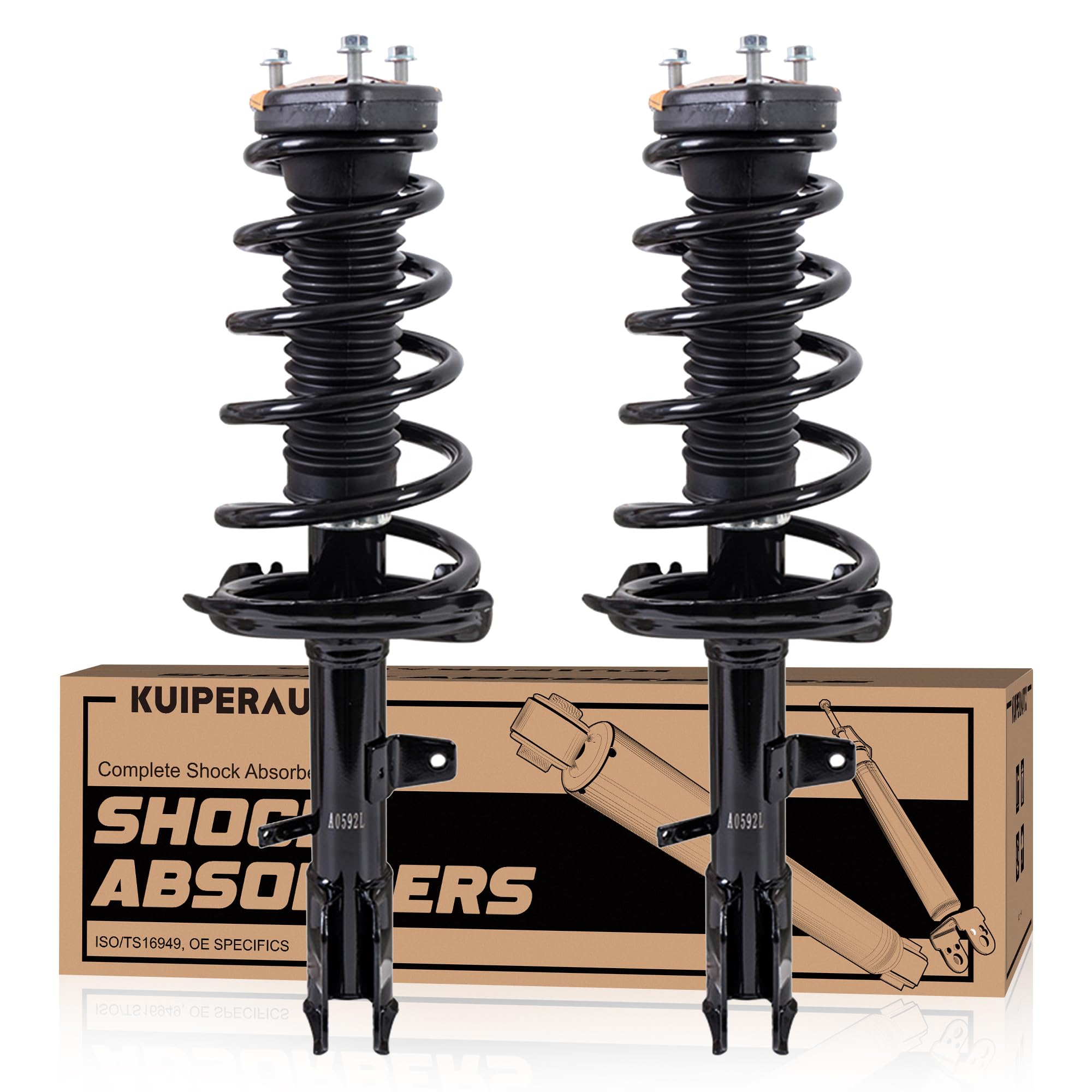 Amazon.com: KUIPERAUTO Rear Complete Struts Coil Spring