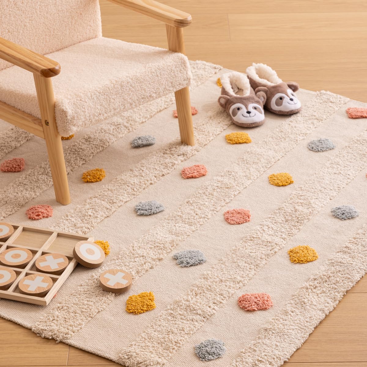 Atmosphera - Alfombra Infantil - algodón empenachado - 120x170 cm