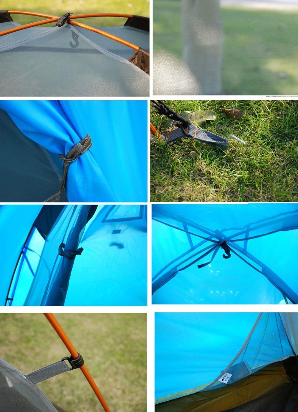 Amazon | Zxyan テント 防風防水 キャンプテント 荒野のサバイバル登山