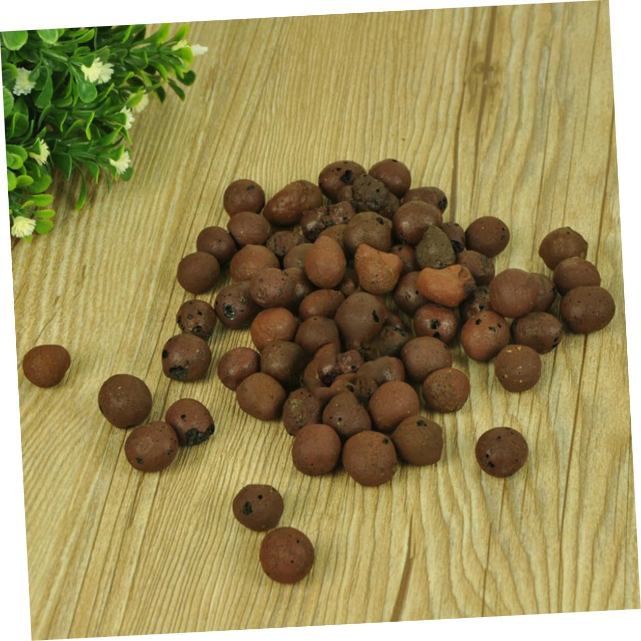 Anneome 1kg Blähton Schotter für Blumenpflanzzubehör, Kaffee