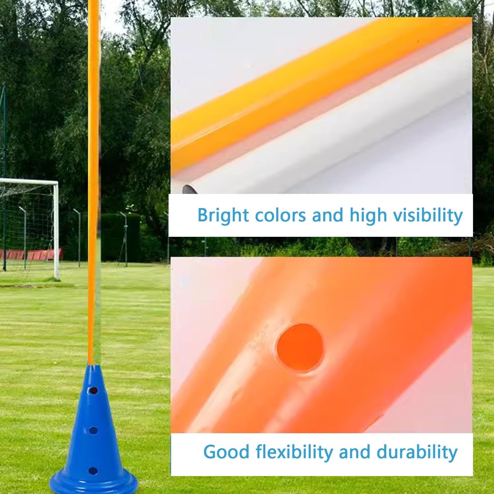Agility Training 5pc for Child, Multi-Purpose Hurdle Cone Set, School Exercise Gear, for Speed Agility Drills and Fun Competitions (Size : 120cm/47.2in)