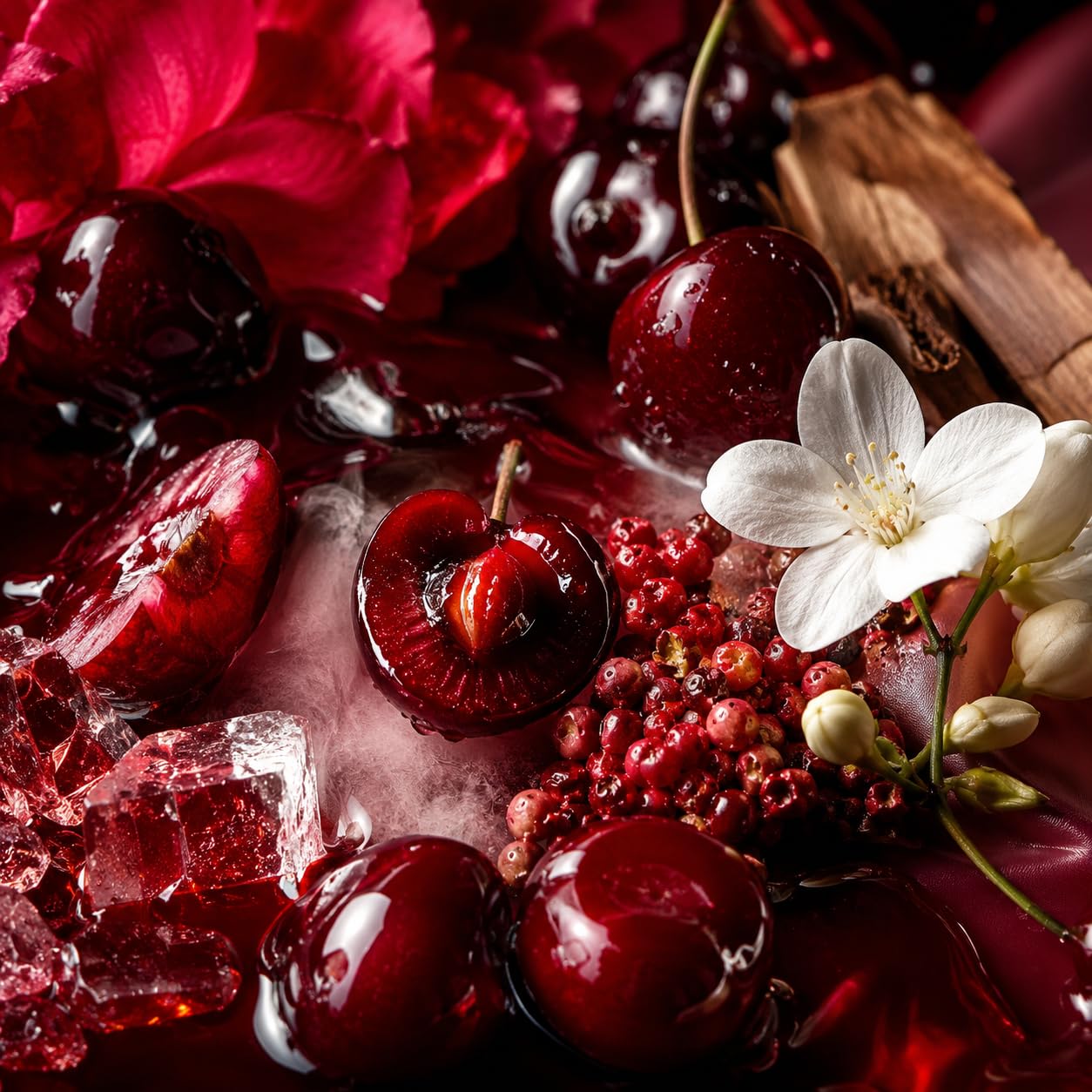 Electric Cherryz | Extrait de Parfum 50 ml | Unisex Duft | Schwarze Kirsche, Mandel & Vanille – Gourmand, Fruchtig & Verführerisch | Lang anhaltend