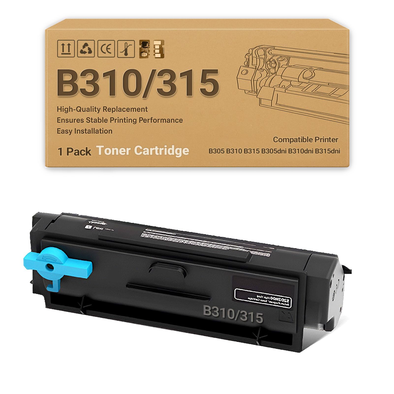 Ricambio Per Cartuccia Toner B310 B315 006R04376 Compatibile Con Le Serie per B305 B310 B315 B305dni B310dni B315dni 006R04378-20000