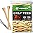 WHAMZ33 W Professional Bamboo Golf Tee 2-1/8 inch Tee Pack of 100, Natural Color