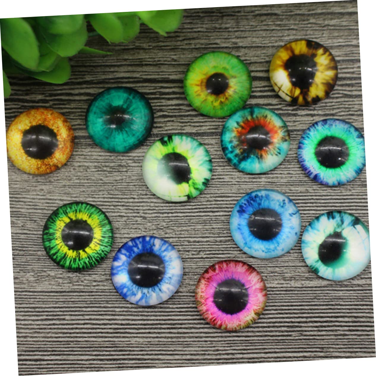 100 Uds Ojos Falsos DIY Ojos De Animales Falsos DIY Para Muñeca Ojos Simulación Ojos DIY Pegatina Ojos