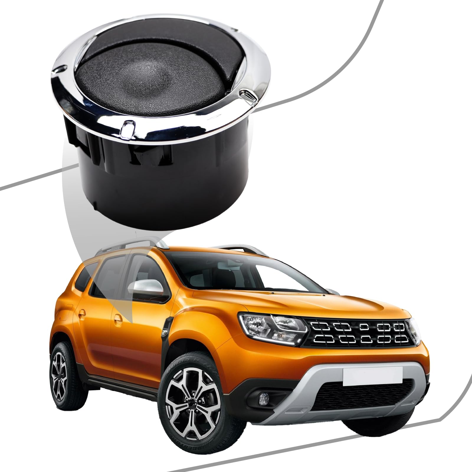 Grilles d'aération pour Dacia Duster Sandero Lodgy Logan Master 3 Movano B NV400 8200532316 8200464605 8200212480