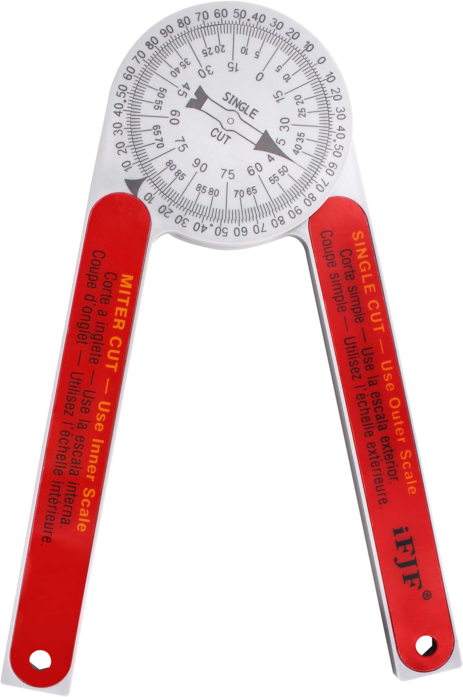 iFJF Miter Saw Protractor Replacement for Model #505P-7, Miter Angle Finder with Laser Dial for Carpenters, Plumbers, and Building Trades, Also Invaluable for Home Use and DIYers