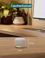 Vista 45 de Babelio Máquina de sonido de ruido blanco para adultos, niños y bebés, mini, 15 sonidos sin bucle, temporizador, función de memoria, fácil