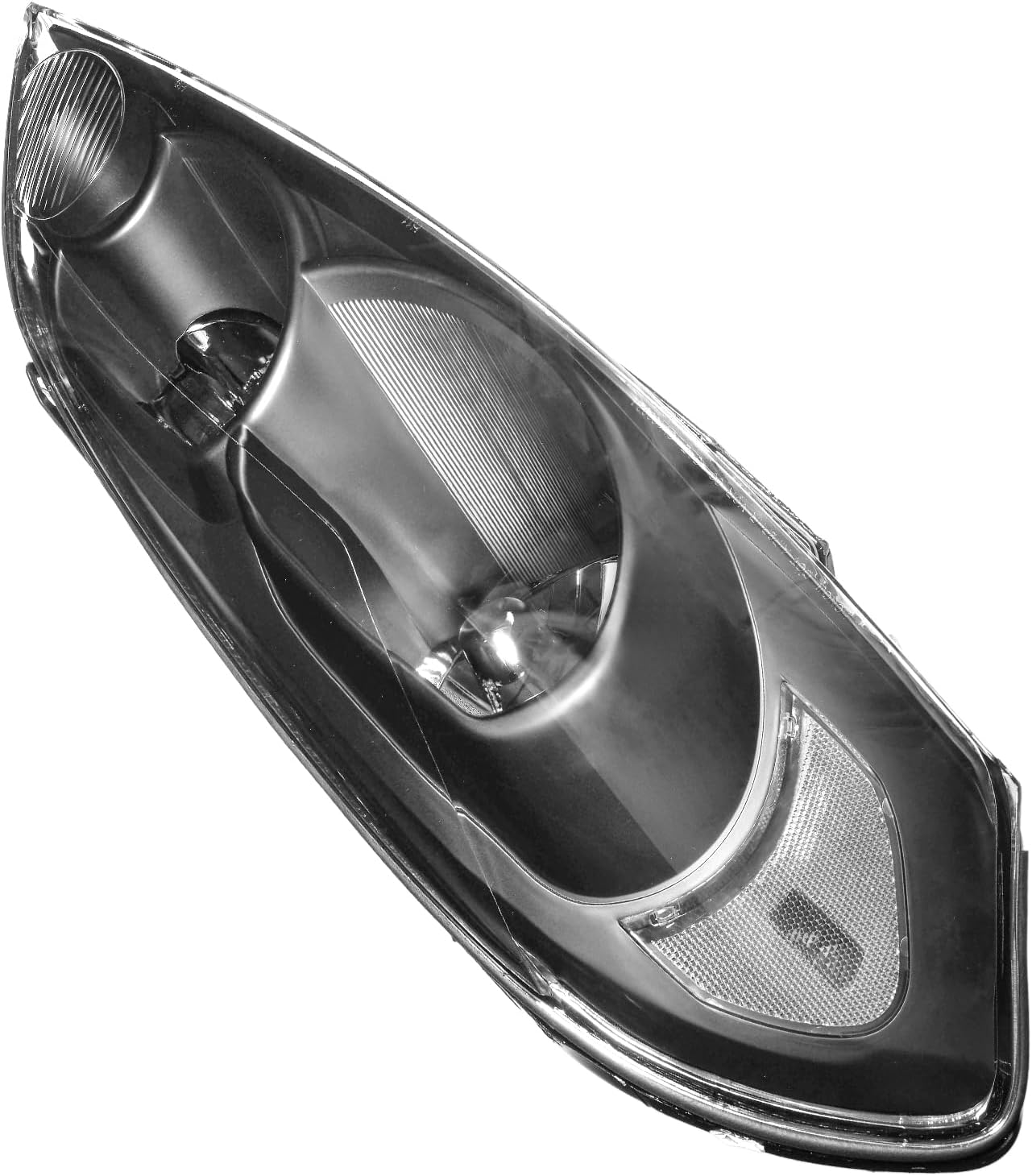 Headlight Assembly, Clear Headlights Fit for Impala 2006-2013, impala Limited 2014-2016,Monte Carlo 2006-2007, Black Housing Clear Lens Color