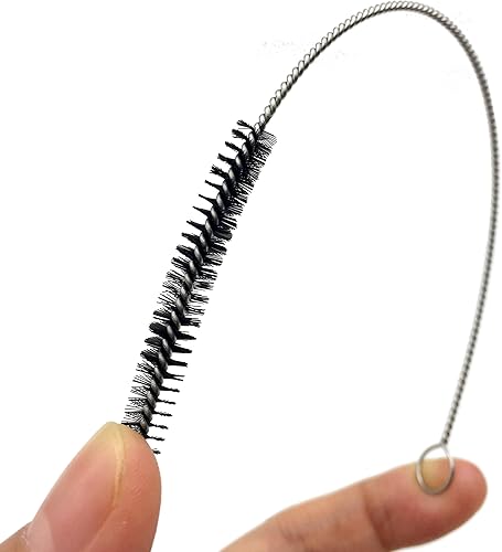 Miniatura 4 de Juego de 10 cepillos de limpieza para pajitas de acero inoxidable, cerdas de nailon duraderas, varios tamaños para popotes reutilizables, tazas para