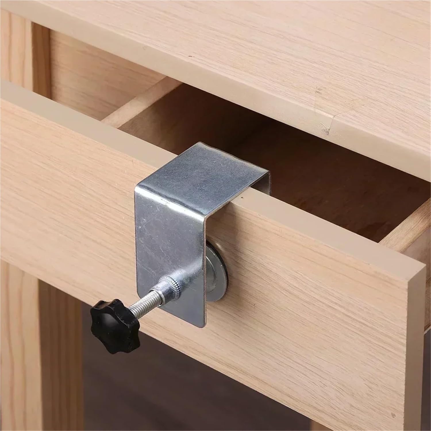 Drawer Front Installation Clamps 10pcs Woodworking Jig Steel Drawer Panel Clips Front Installation Clamps Cabinet Tool Home Furniture Tools
