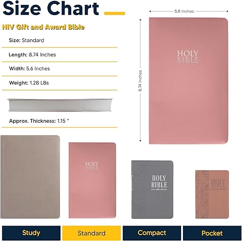 Miniatura 65 de Biblia NIV personalizada nueva versión internacional de piel sintética pequeña impresión económica Biblia con nombre personalizado hasta 3 filas