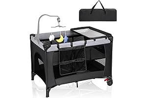 3 in 1 Foldable Pack n Play Playard for Toddlers and Infants