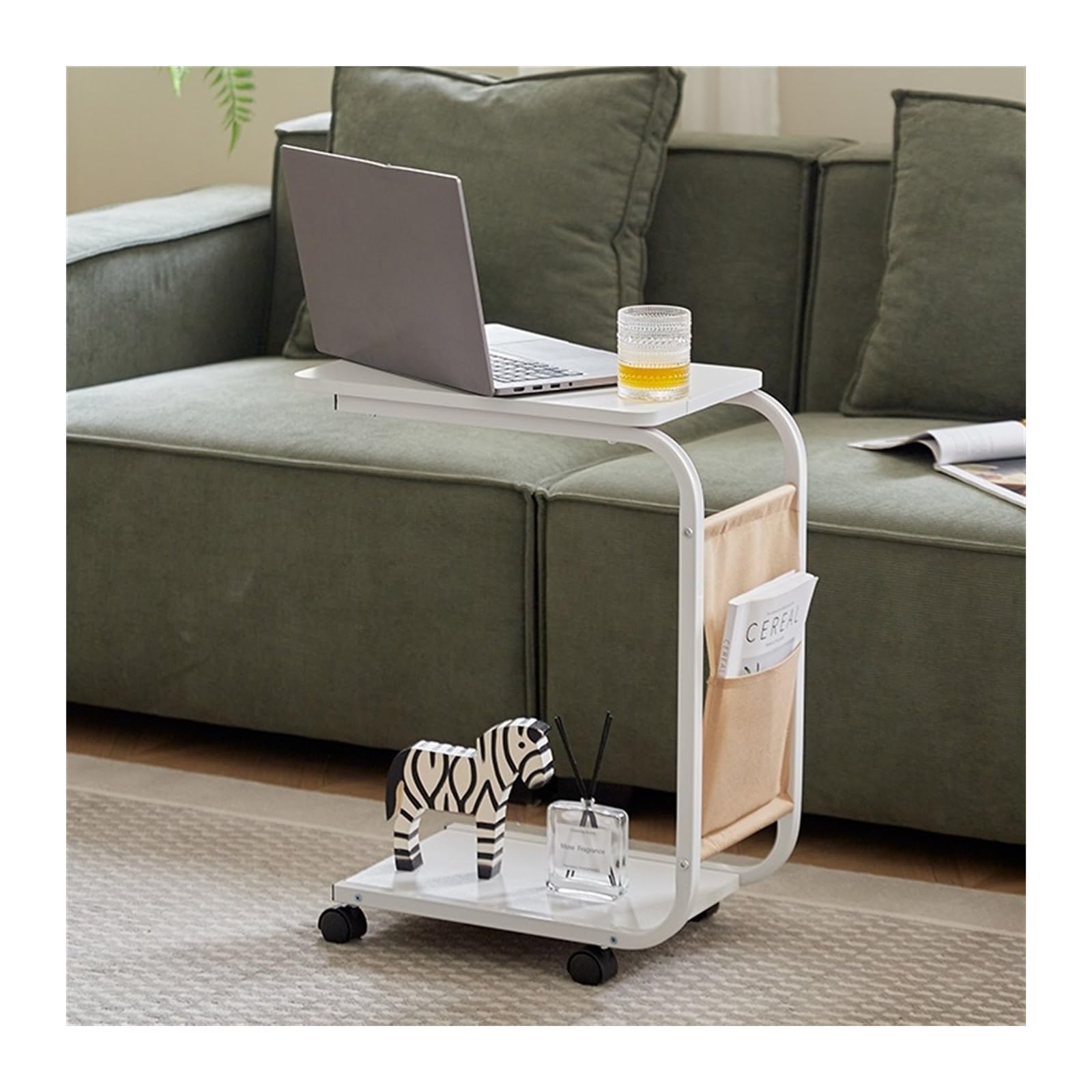 エメ2本セット サイドテーブル コの字型ラック ナイトテーブル オープンラック ソファ