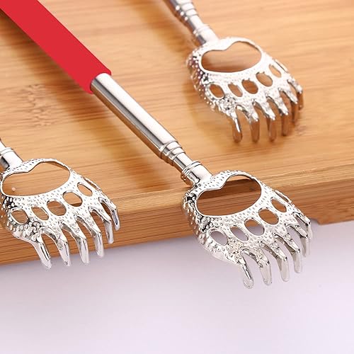 Miniatura 9 de X-SHIYUN Rascador telescópico de espalda, rascador telescópico portátil extensible  Masajeador de manos con asas, masajeador de acupuntas magnético