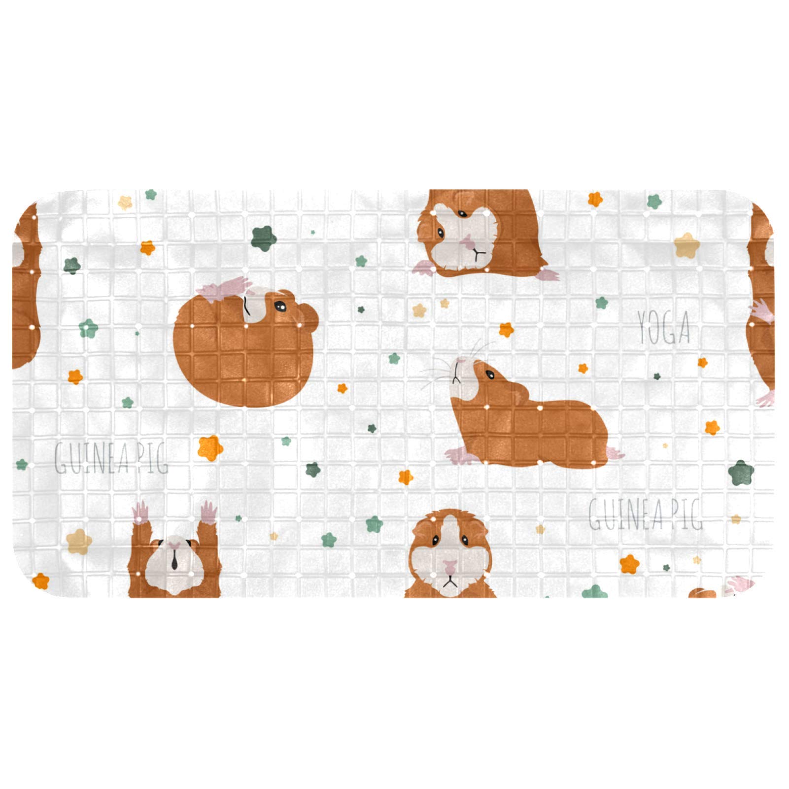 Tapis de bain antidérapant écologique protégeant les bébés durant le yoga
