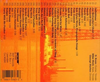 洋楽 MINUTEMEN \"Post-Mersh,Vol.1\" SST CD 138 洋楽 MINUTEMEN 