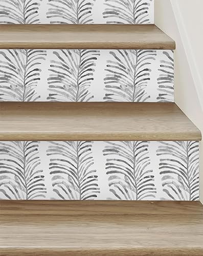 Miniatura 8 de Papel tapiz autoadhesivo para despegar y pegar, papel de contacto de rayas para despegar y pegar, papel tapiz de espiga grisblanco, papel tapiz de