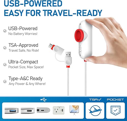 Miniatura 2 de VMstr Paquete de 12 bolsas de almacenamiento al vacío de viaje con bomba eléctrica USB, bolsas de compresión para viajes, ahorro de espacio para