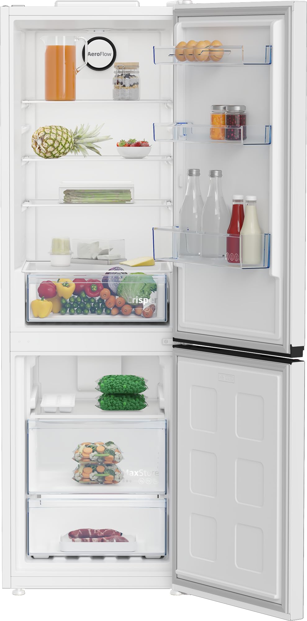 Beko B1RCNE364W: frigorífico combi No Frost 186 cm, 316 L, blanco