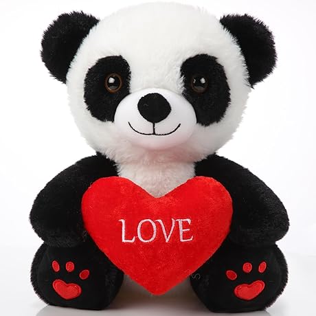 Valentine’s Day Panda Teddy Bear Plush Toys