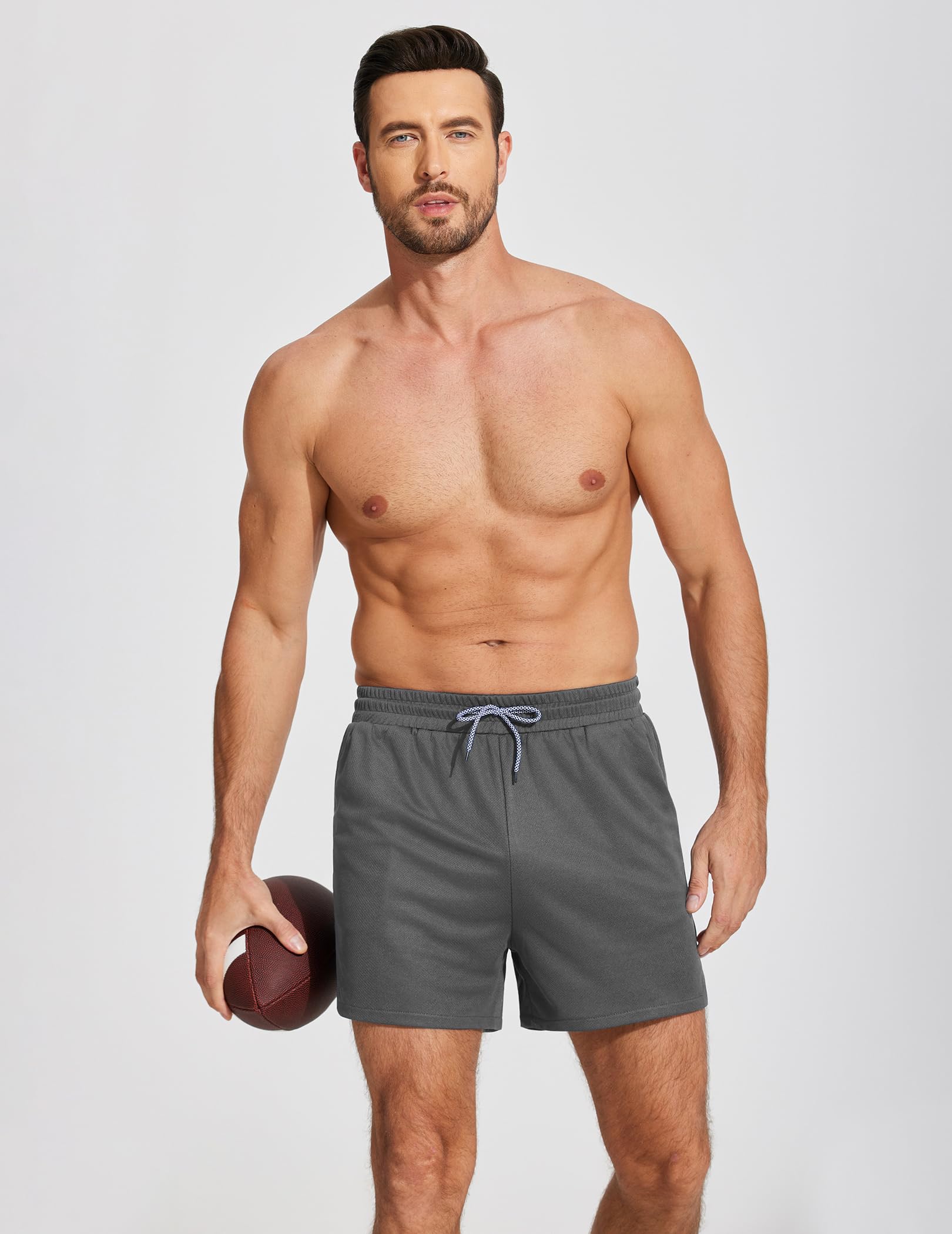Weardear Pantaloncini Sportivi da Uomo Sport e Allenamento Fitness Shorts Jogging Corti Comodo e Traspirante Pantaloncini per e Correre S-XXL