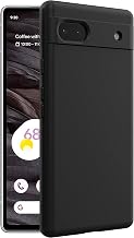 PhoneArmour Shockproof Matte Black Mobile Back Cover for Google Pixel 7A – Slim Protective TPU Case with Raised Camera Guard (28226)