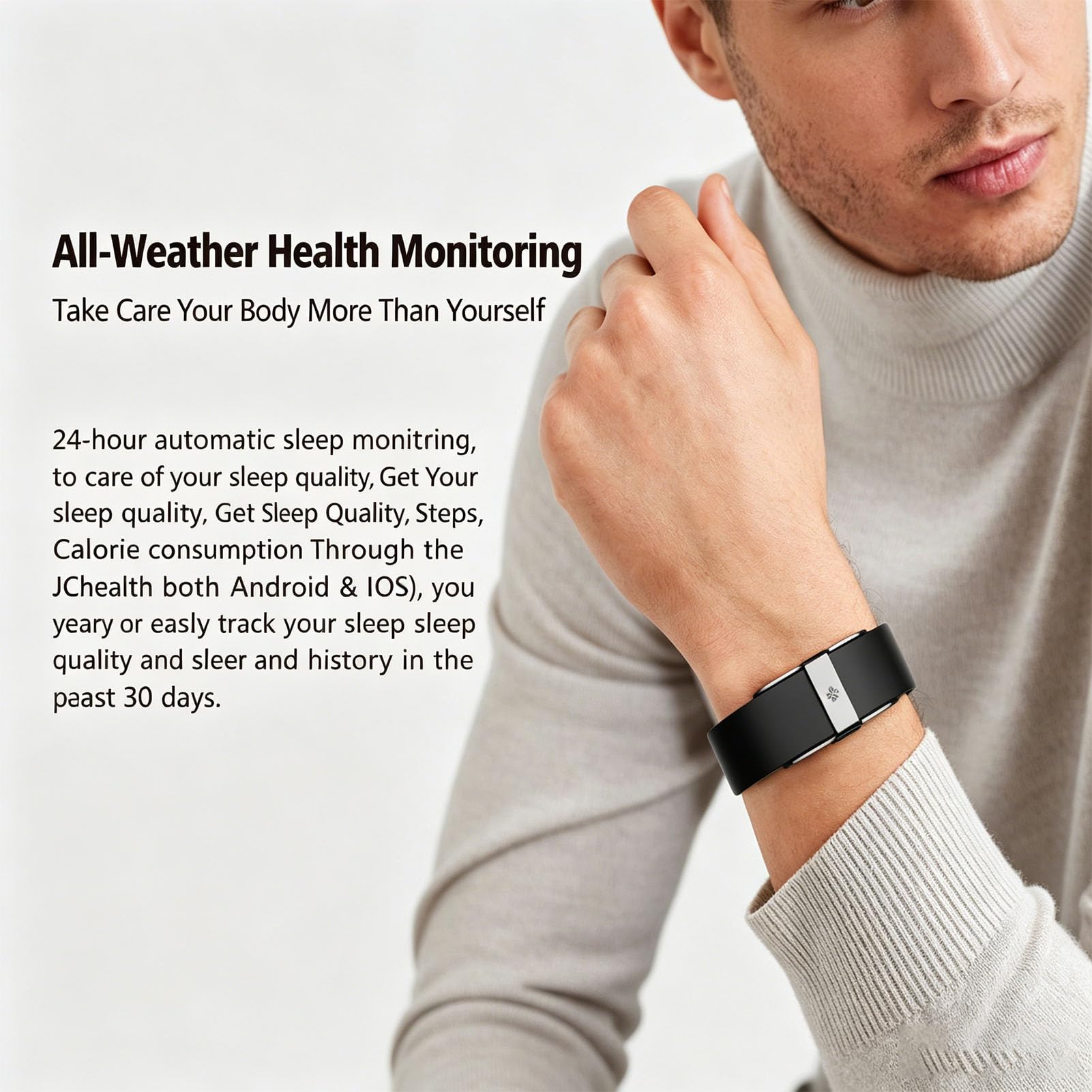findtime Bracelet Connecté Femme Capteur de Fitness avec Modes d'exercice Long Jours Batterie IP68 Fitness Tracker d'Activité Bluetooth Sport Bracelet Suivi Sommeil