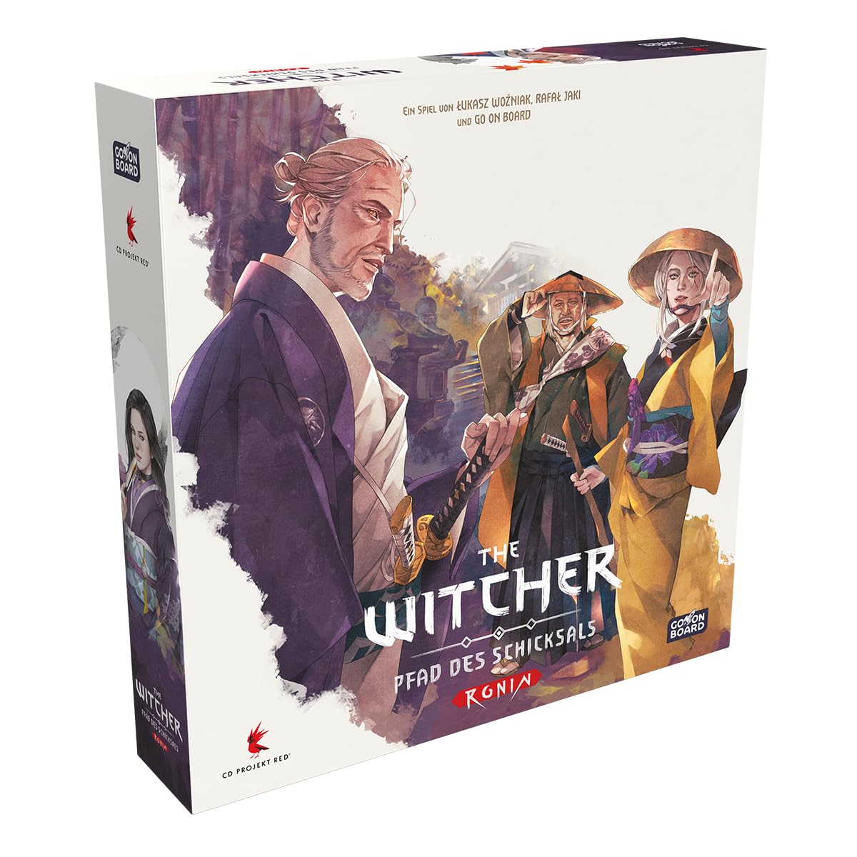 Go On Board, The Witcher: Pścieżka losu Ronin, gra podstawowa, gra konesera, 1-5 graczy, 14+ lata, 45-90 minut, niemiecki