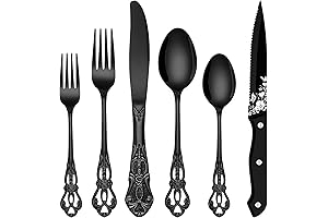 Gorgeous Dining Zenith – 48 Pcs Retro Royal Vintage Flatware