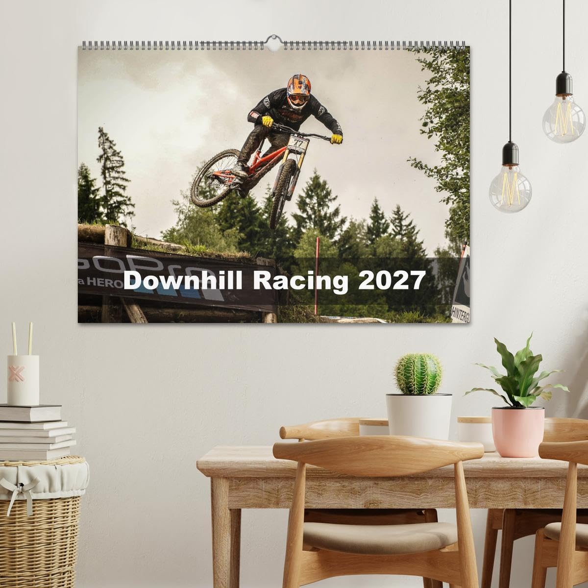 CALVENDO - Downhill Racing 2027 (Wandkalender 2027 DIN A2 quer), Monatskalender: farbig, actionreich, spannend, querformat