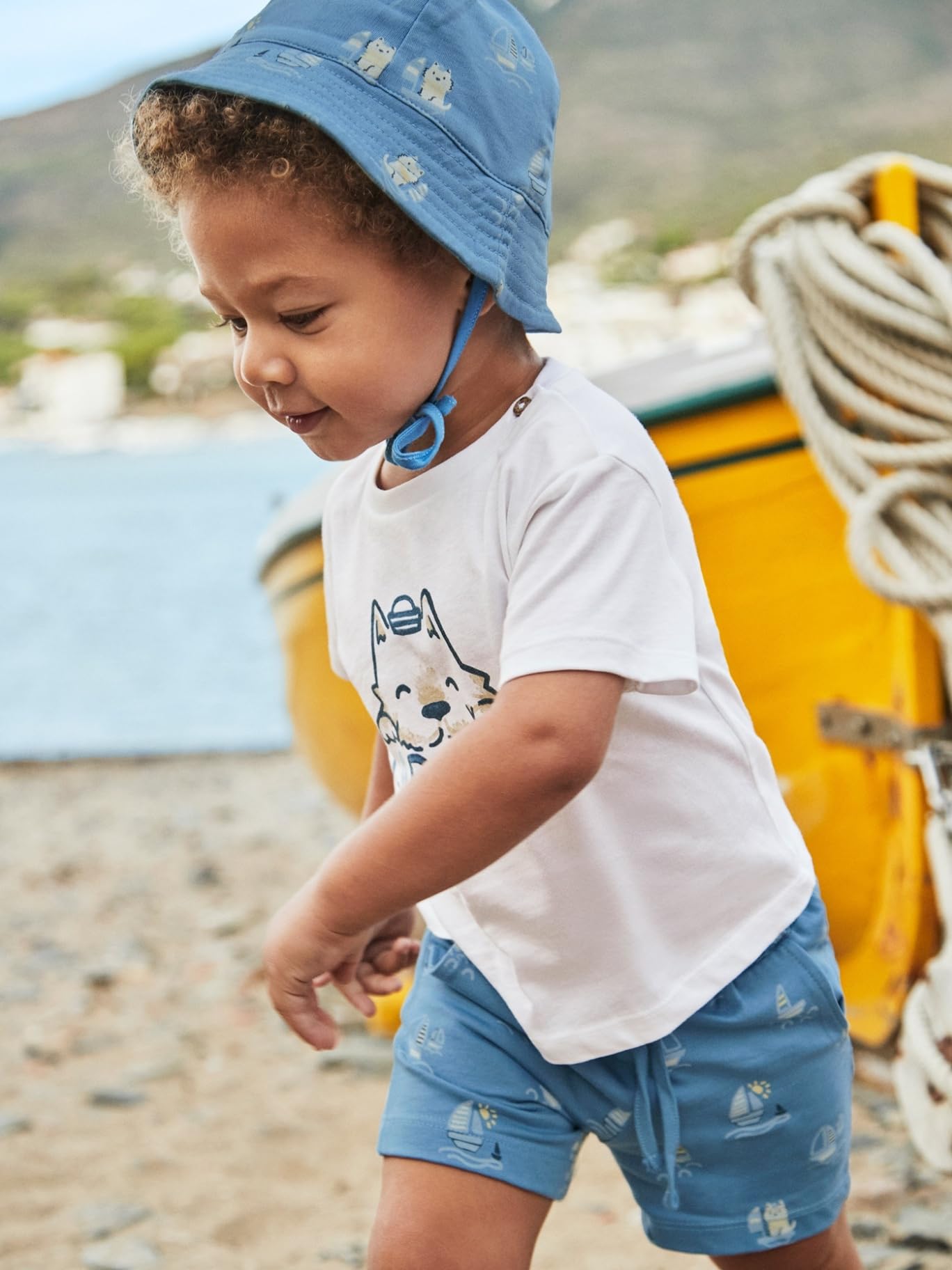 Mayoral Conj. Punto Print con Bucket para bebé niño