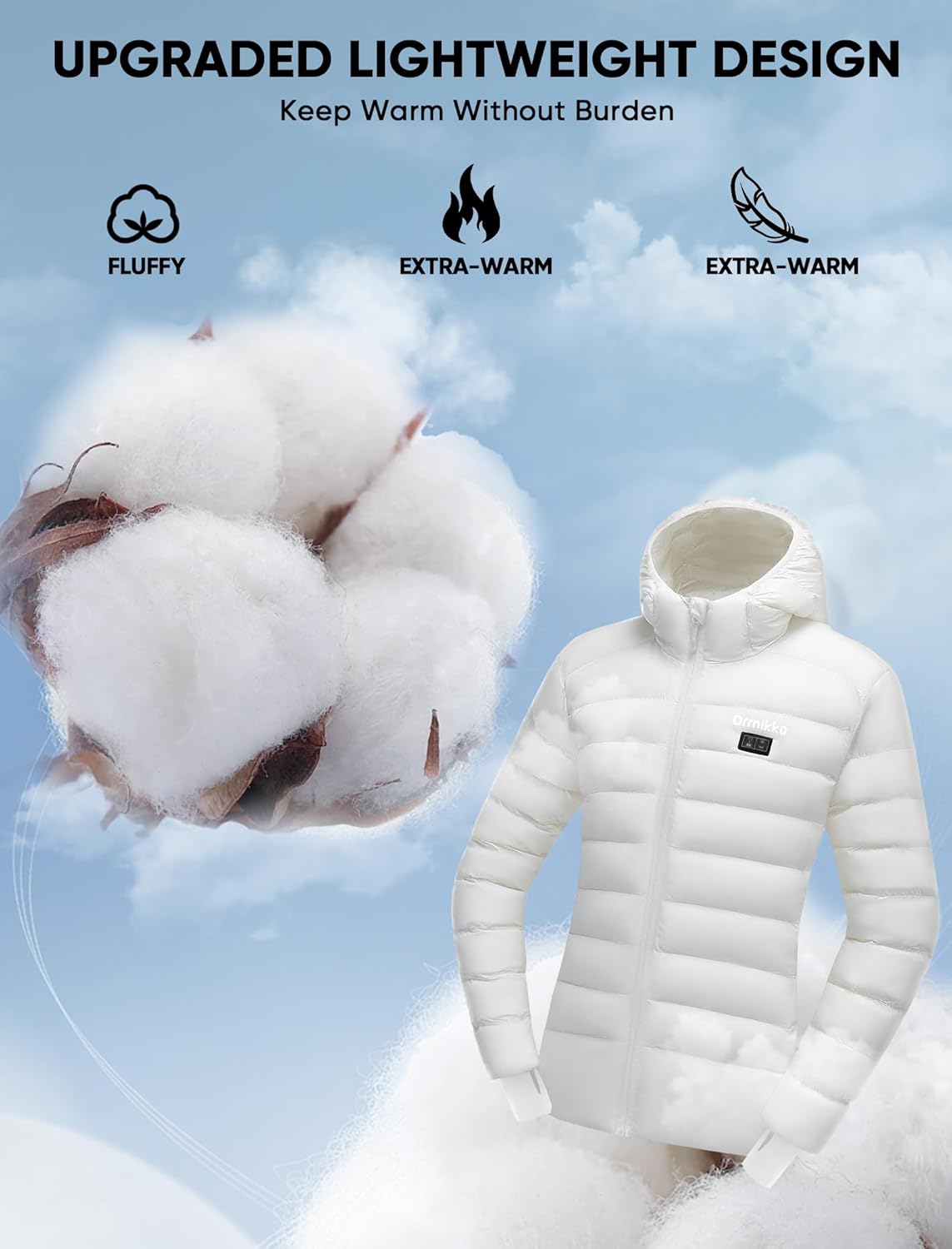 Heated Vest for Men Womens Heated Jacket with Battery Pack