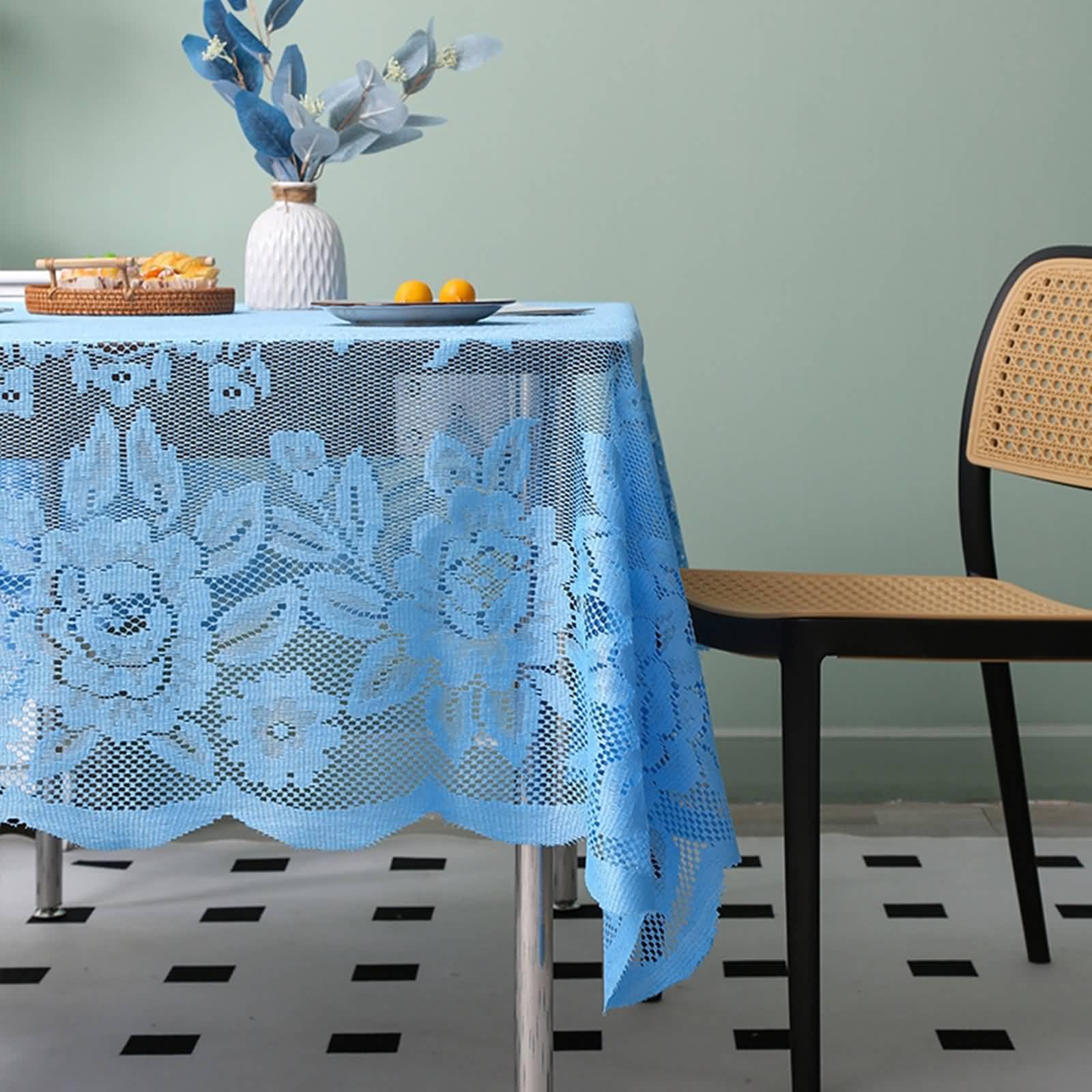 Nappe anti tache lavable 150 x 230 cm pour protéger la table des enfants