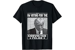 Pro-Trump Mugshot T-Shirt: A Statement of Unwavering Support