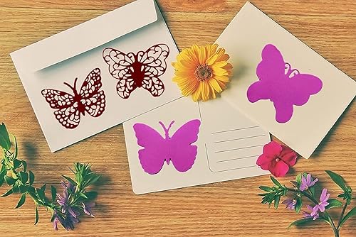 Miniatura 3 de 4 troqueles de corte de mariposa 3D de metal, mariposas 3D, plantillas en relieve, plantillas para hacer tarjetas, manualidades, álbumes de recortes