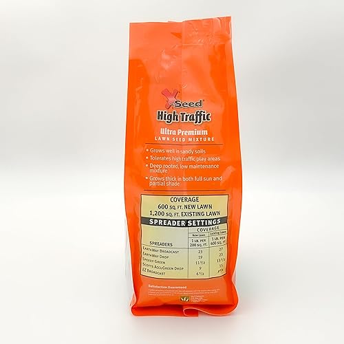 Miniatura 5 de X-Seed Mezcla de semillas de césped de alto tráfico ultra premium, 3 libras