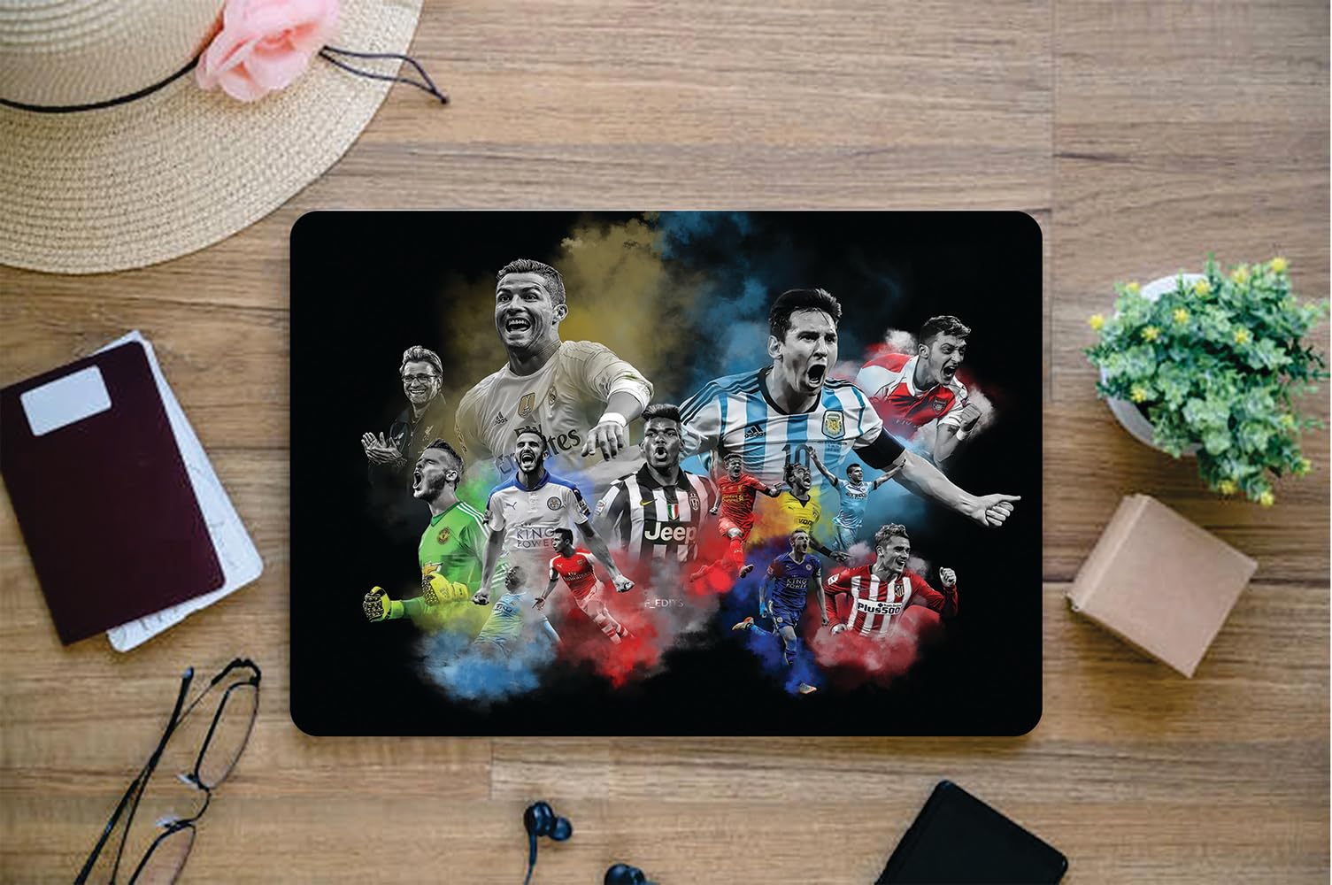 Namaste Home 14 inch Laptop Skin - Yellow Wall - Laptop Skin Sticker- HD Quality (Eco Matte Vinyl, 14 inch, Multicolor)