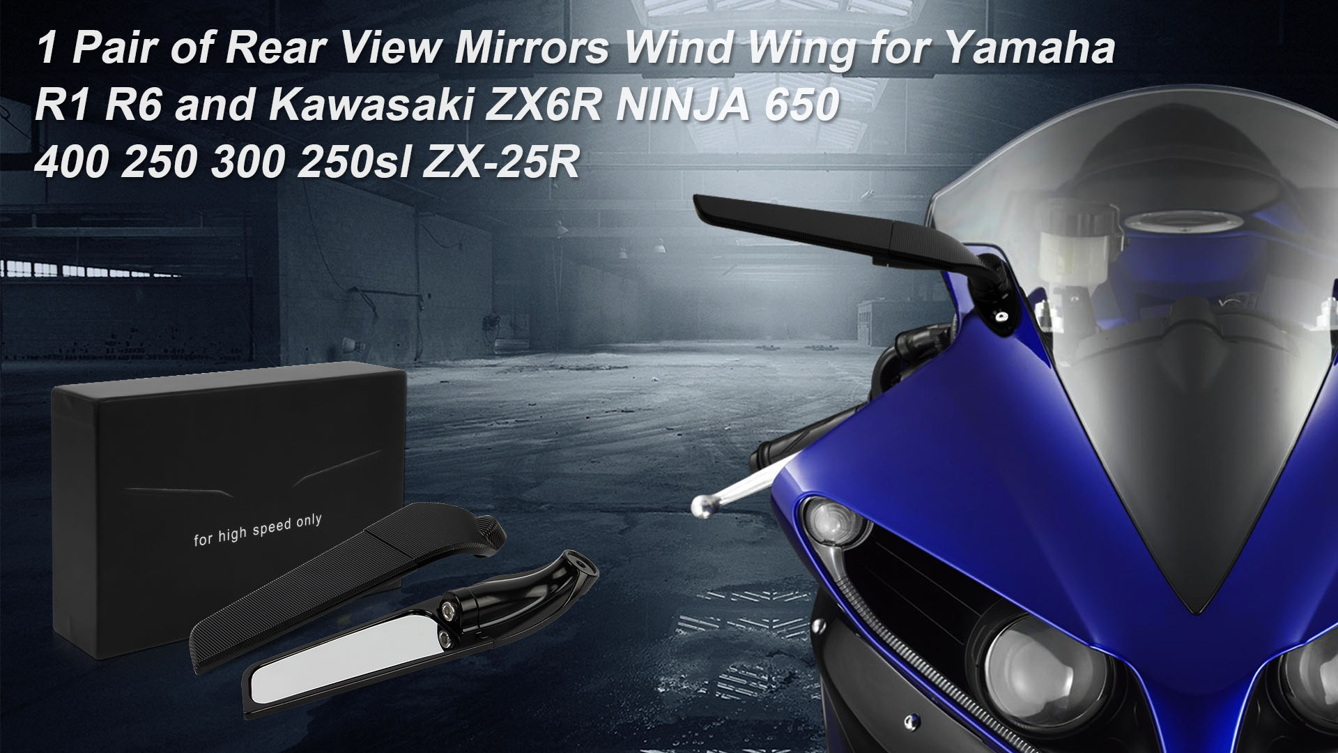 Amazon | 左/右側用ミラー バックミラー バイクパーツセンター 対応 R1