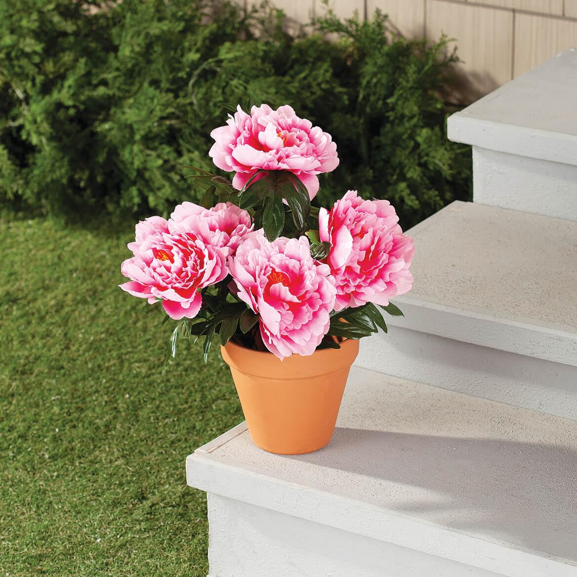 Artificial Peony Bush by OakRidgeTM